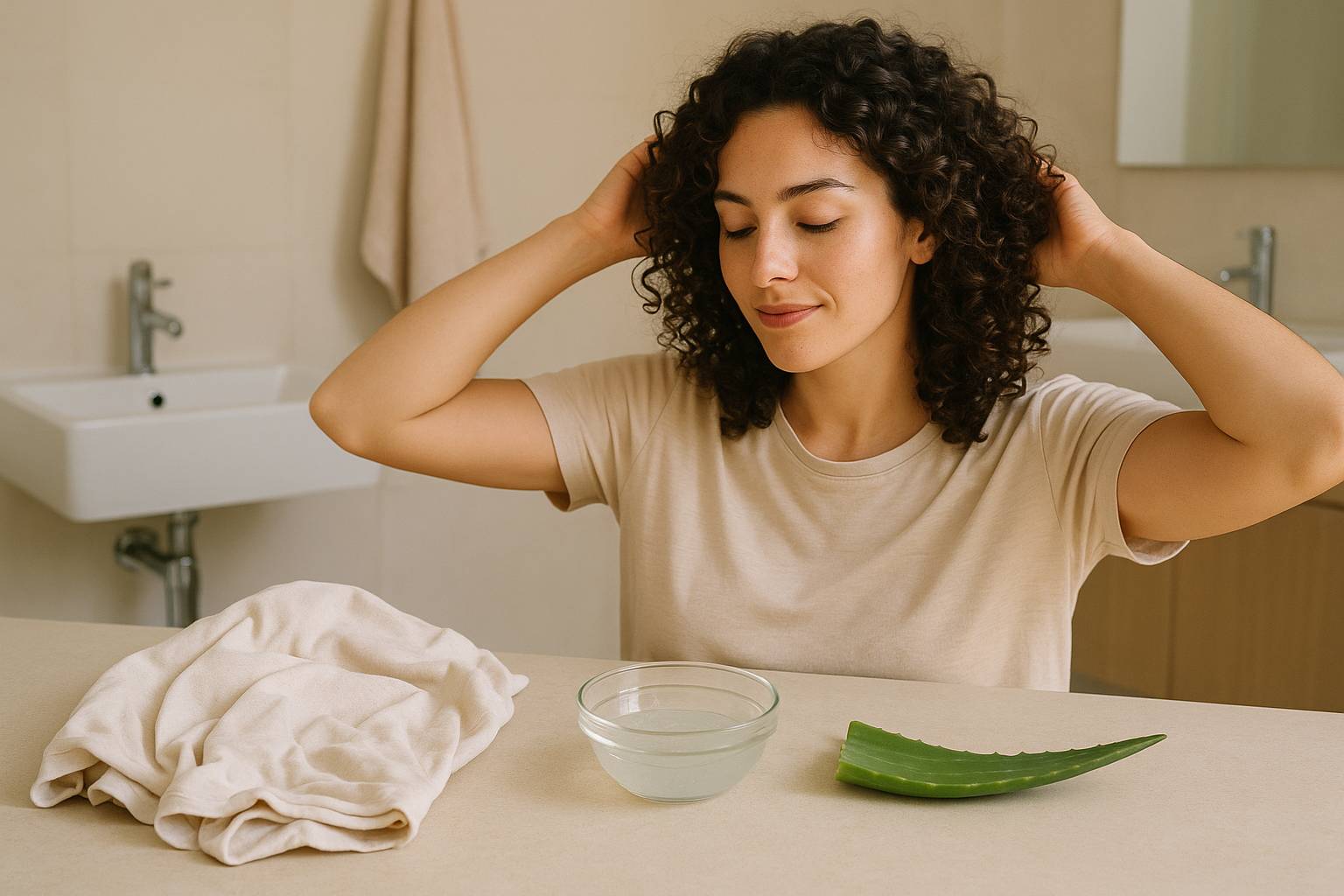 Cómo definir rizos sin calor ni productos caros