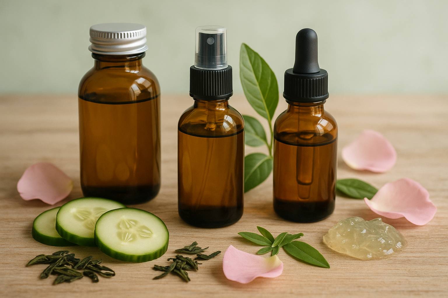 Tónicos faciales naturales: para qué sirven y cómo hacerlos